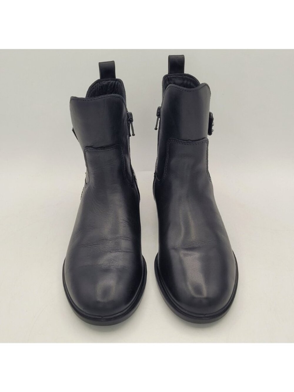 Ecco Touch 15 Buckle GTX Women's Size 6 to 6.5 EU 37 Leather Ankle Boot Black - Picture 6 of 12